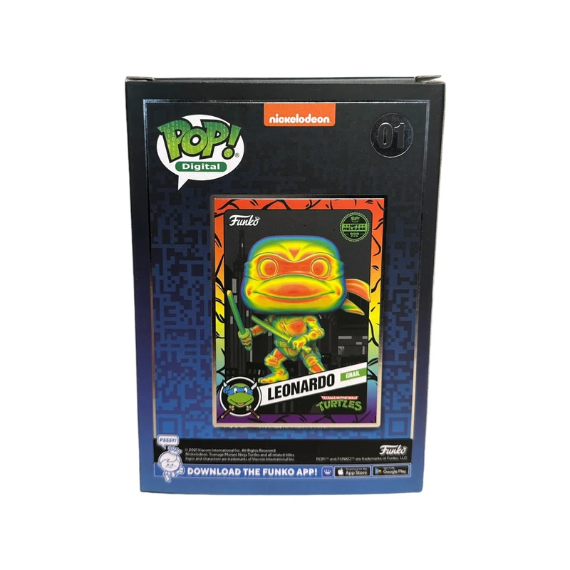 Leonardo #01 Funko Pop! - Teenage Mutant Ninja Turtles - NFT Release Exclusive LE999 Pcs - Condition 9.5/10