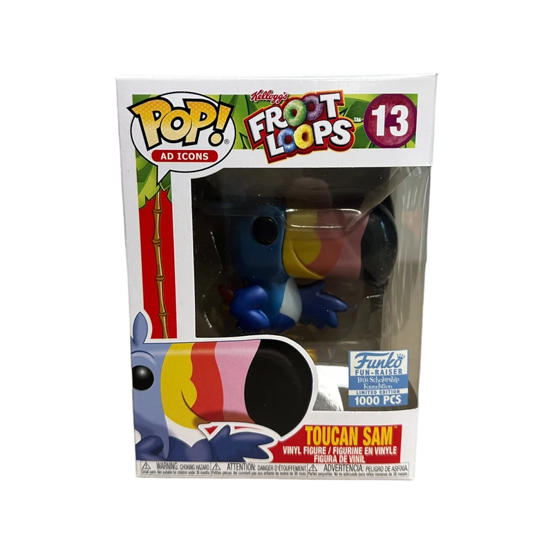Toucan Sam #13 (Metallic) Funko Pop! - Froot Loops - Funko Fundraiser Baja Scholarship Foundation Exclusive LE1000 Pcs - Condition 8.75/10