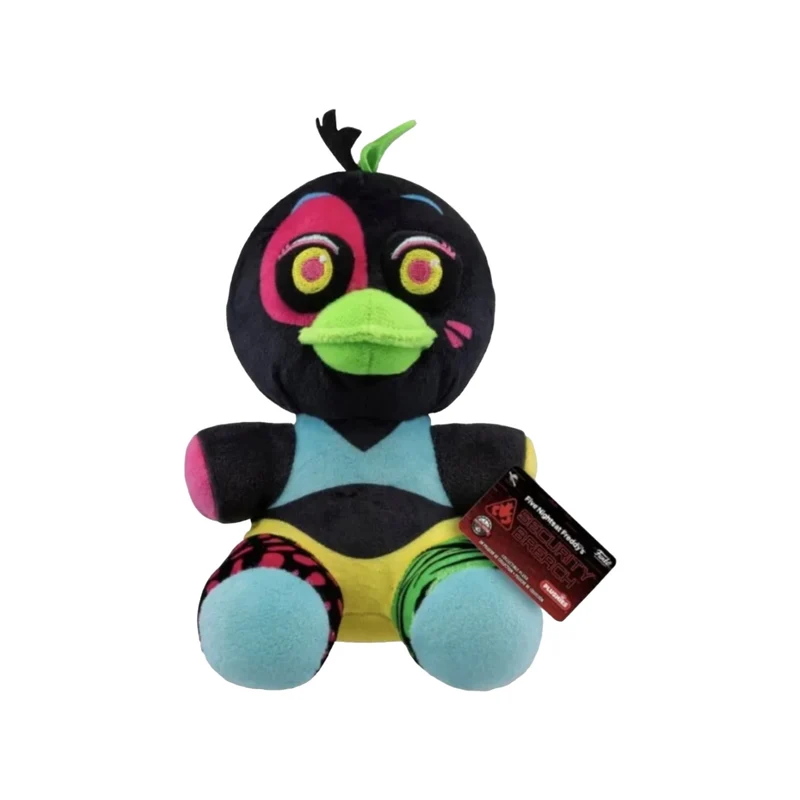 Glamrock Chica 7" Funko Plush - Five Nights At Freddy's - Security Breach Blacklight