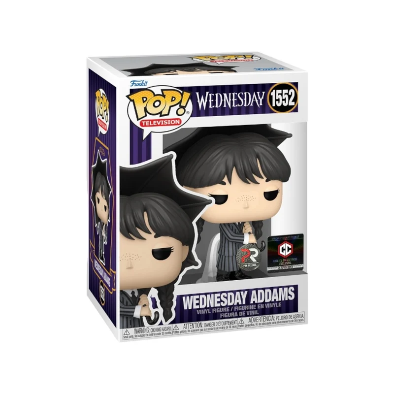 Wednesday Addams #1552 (w/ Umbrella) Funko Pop! - Wednesday - Chalice Collectibles Pre-Release Exclusive