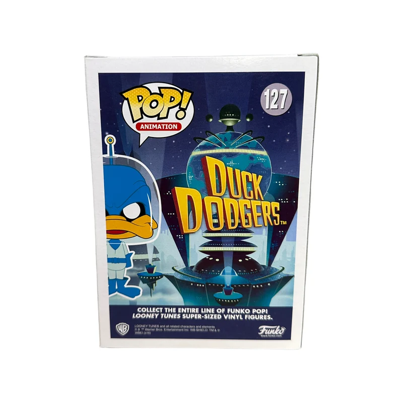 Duck Dodgers #127 (White Glow) Funko Pop! - Duck Dodgers - SDCC 2016 Shared Exclusive - Condition 8/10
