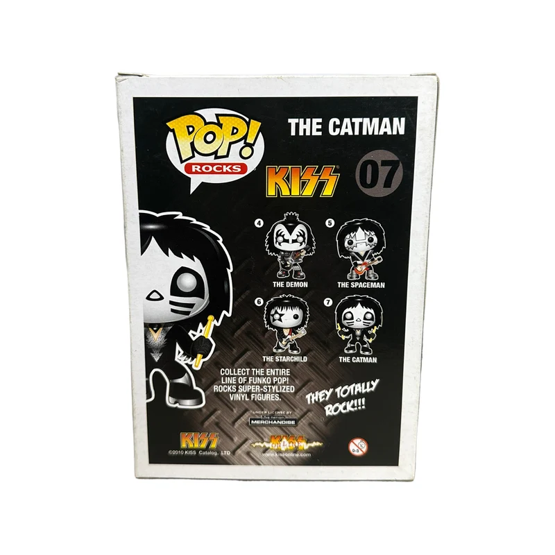 The Catman #07 (Glow Chase) Funko Pop! - Kiss - 2011 Pop! - Condition 7.5/10