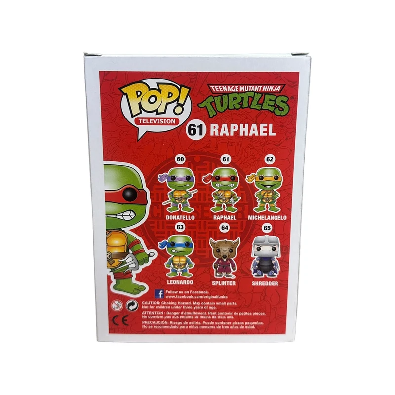 Raphael #61 (Grayscale Metallic) Funko Pop! - Teenage Mutant Ninja Turtle - ACCC 2013 Exclusive LE500 Pcs - Condition 9/10
