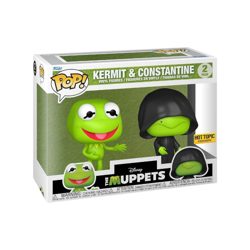 Kermit & Constantine 2 Pack Funko Pop! - The Muppets - Hot Topic Exclusive