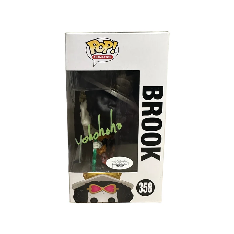 Ian Sinclair Signed Brook #358 Funko Pop! - One Piece - NYCC 2018 Shared Exclusive - Condition 8/10 - JSA Authenticated