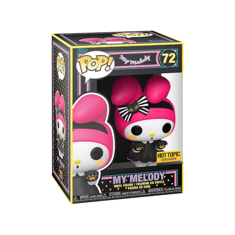 My Melody #72 (Black Light) Funko Pop! - Sanrio - Hot Topic Exclusive