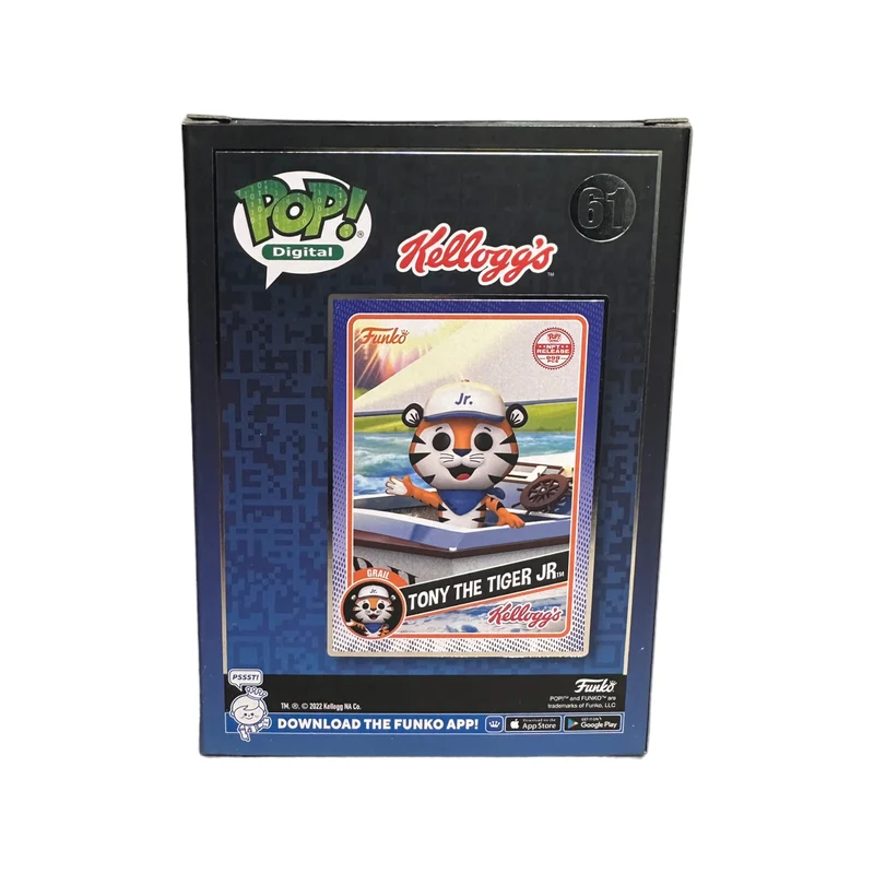 Tony The Tiger Jr. #61 Funko Pop! - Kellogg's - NFT Release Exclusive LE999 Pcs - Condition 9/10