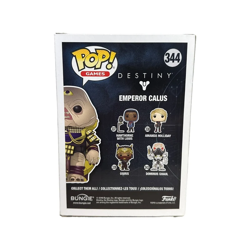 Emperor Calus #344 Funko Pop! - Destiny - 2018 Pop! - Condition 8.5/10