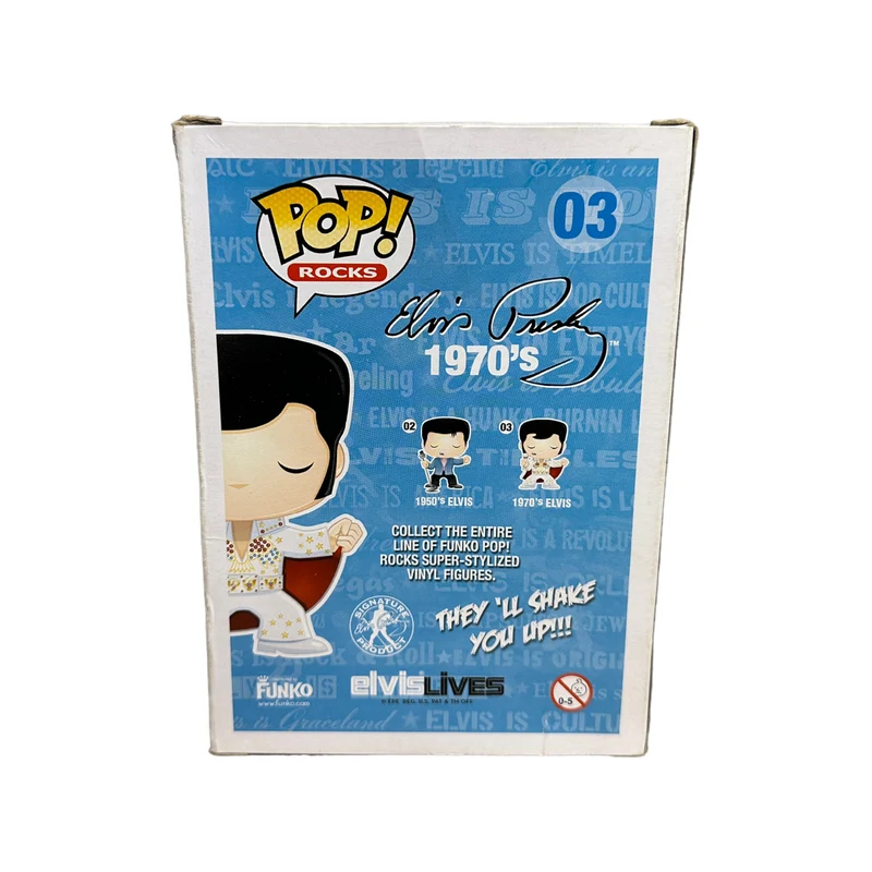 1970's Elvis #03 Funko Pop! - Rocks - 2013 Pop! - Condition 6/10