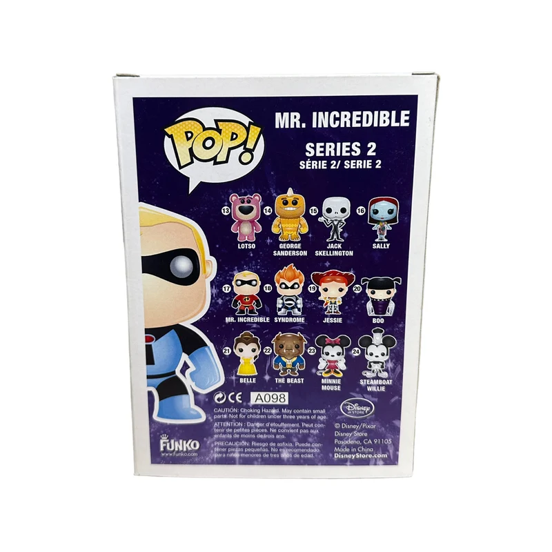 Mr. Incredible #17 (Blue Suit) Funko Pop! - Disney Series 2 - Disney Store SDCC 2011 Exclusive LE480 Pcs - Condition 7.5/10