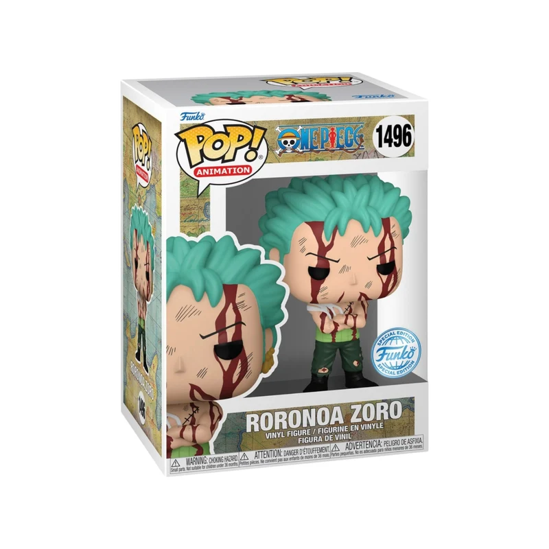 Roronoa Zoro (Nothing Happened) #1496 (Error Glow Belt) Funko Pop! - One Piece - Special Edition