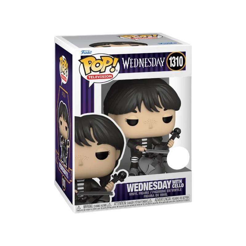 Wednesday with Cello #1310 Funko Pop! - Wednesday - Funko Shop Exclusive (No Sticker)