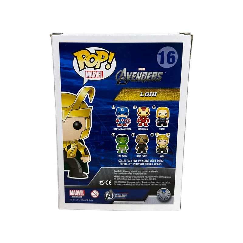 Loki #16 Funko Pop! - The Avengers - SDCC 2012 Exclusive LE480 Pcs - Condition 8.75/10