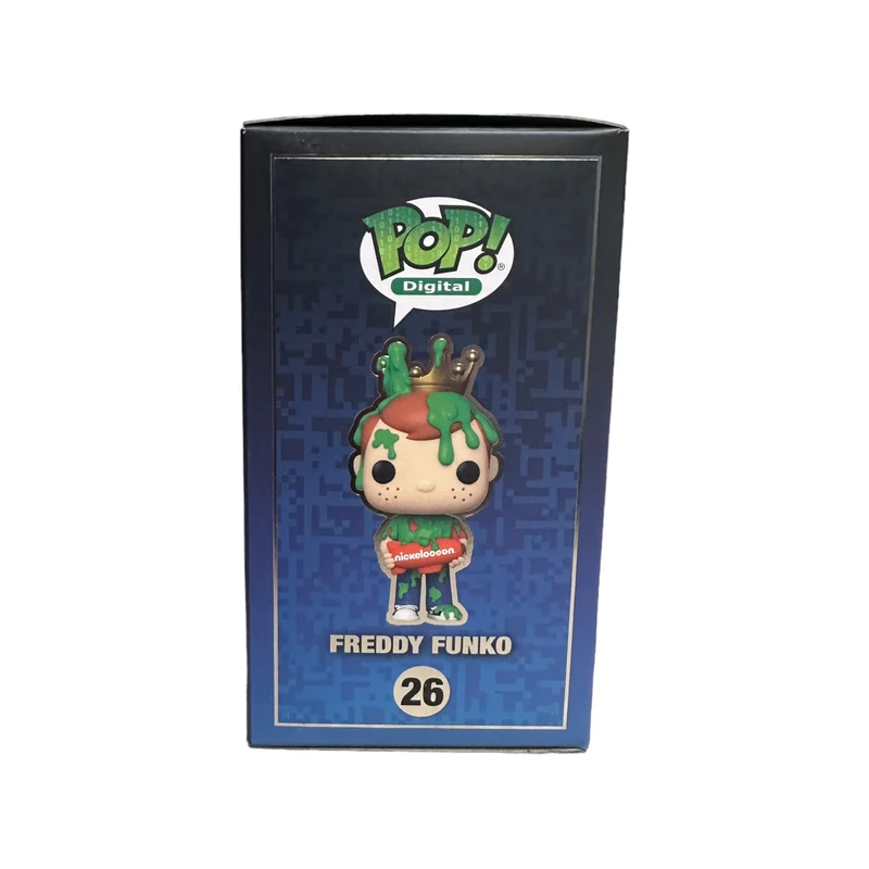 Freddy Funko #26 (Slimed) Funko Pop! - Nickelodeon - NFT Release Exclusive LE2000 Pcs - Condition 9/10