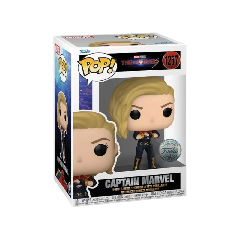 Captain Marvel #1257 Funko Pop! - The Marvels - Special Edition - Pop Figures Exclusive