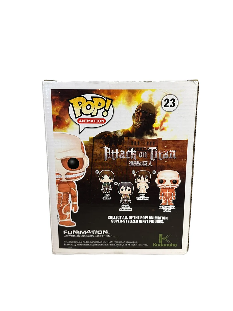 Colossal Titan #23 6" Funko Pop! - Attack on Titan - 2014 Pop! - Condition 6.5/10