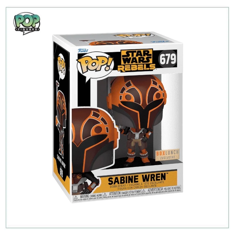 Sabine Wren #679 (Metallic) Funko Pop! - Star Wars: Rebels - Boxlunch Exclusive