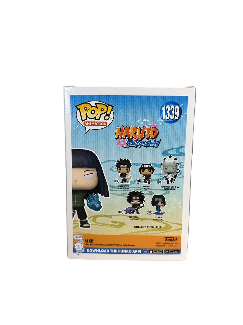Hinata with Twin Lion Fists #1339 (Glow Chase) Funko Pop! - Naruto Shippuden - Entertainment Earth Exclusive - Condition 8/10
