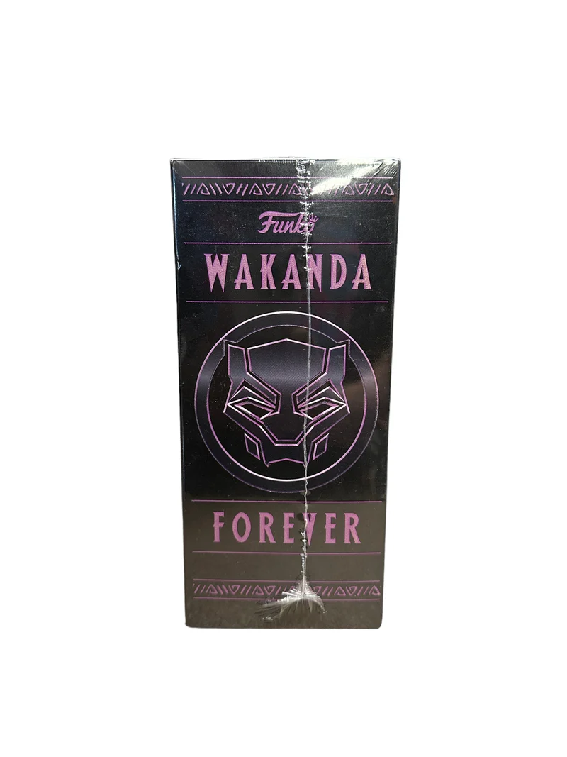 Black Panther #273 (Purple Glows in the Dark) Funko Pop T-Shirt Bundle! - Black Panther - Target Exclusive - Sealed - Condition 8.5/10