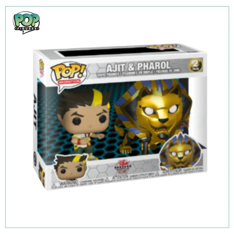 Ajit and Pharol 2 Pack Funko Pop! - Bakugan Battle Brawlers