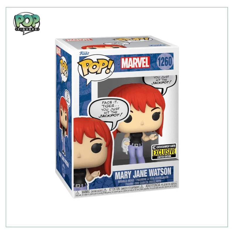 Mary Jane Watson #1260 Funko Pop! - Marvel - Entertainment Earth Exclusive
