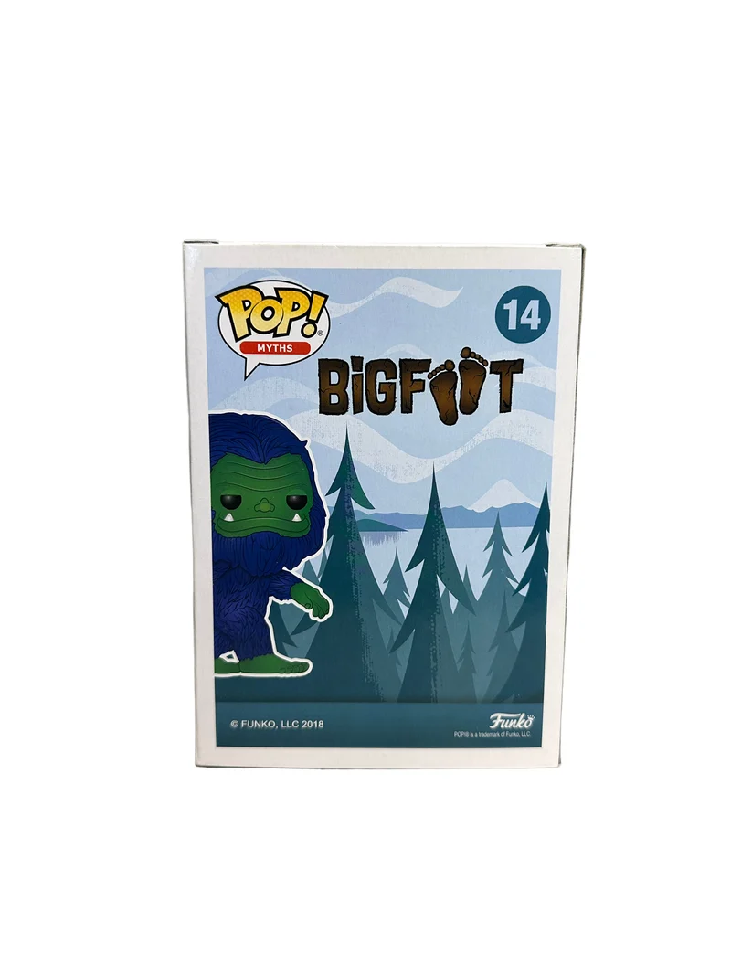 Bigfoot #14 (Blue / Green Flocked) Funko Pop! - Myths - ECCC 2018 Shared Exclusive LE2500 Pcs - Condition 8.5/10