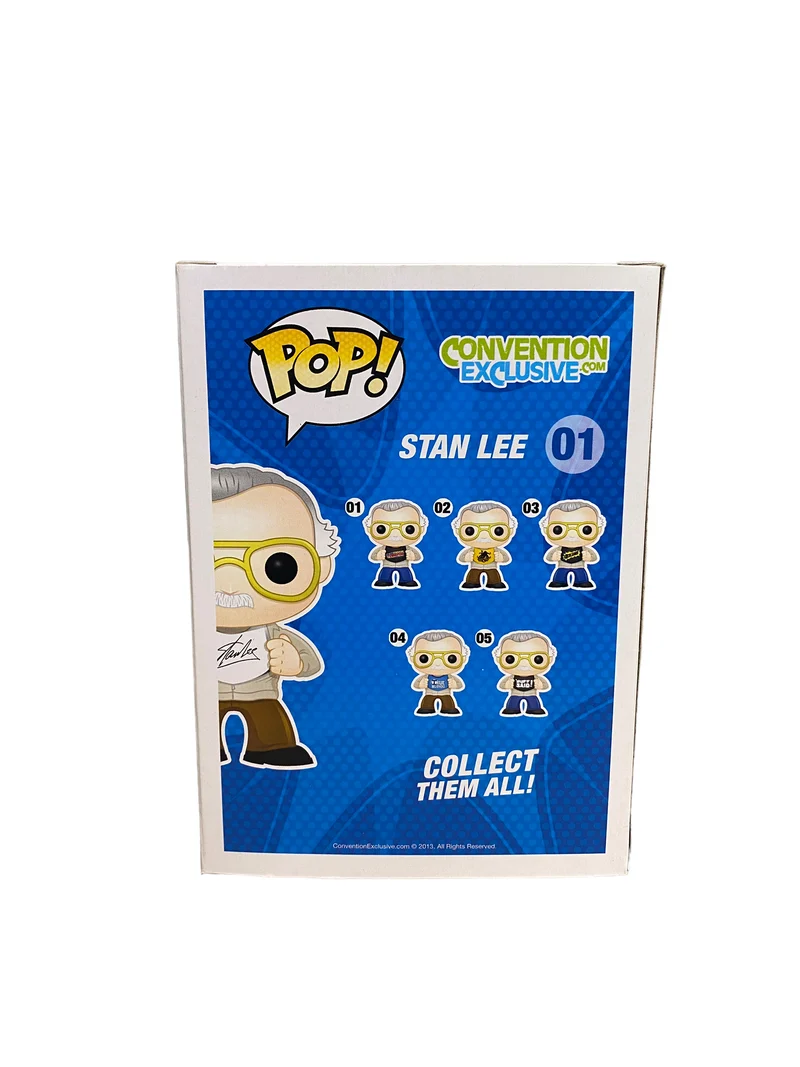 Stan Lee #01 (Excelsior) Funko Pop! - Wizard World Chicago 2014 Exclusive LE1000 Pcs - Condition 9/10