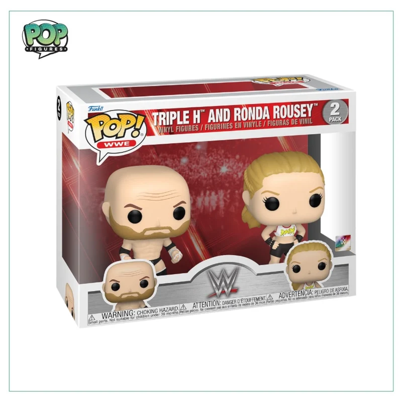 Triple H and Ronda Rousey 2 Pack Funko Pop! - WWE