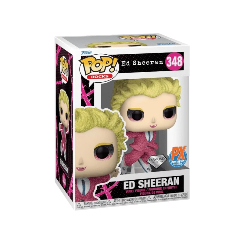 Ed Sheeran (Bad Habits) #348 (Diamond Collection) Funko Pop! - Rocks - PX Previews Exclusive