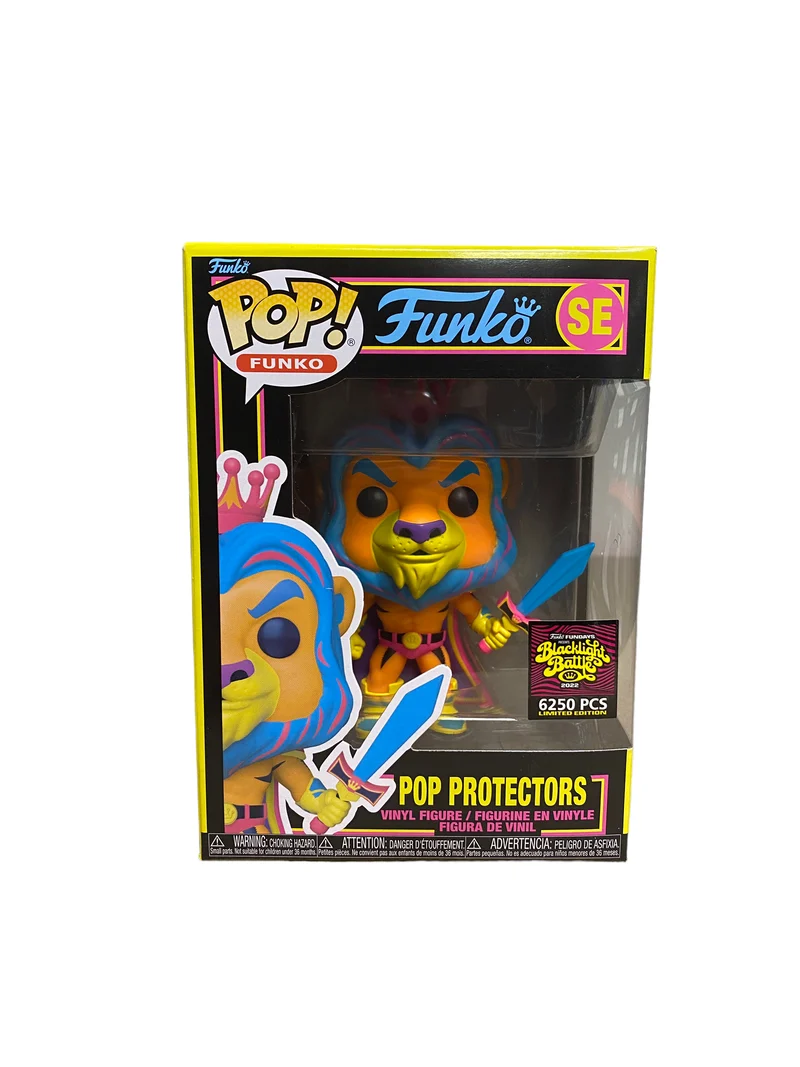 Pop Protectors (Blacklight) Funko Pop! - SDCC 2022 Box Of Fun Exclusive LE6250 Pcs - Condition 9.5/10