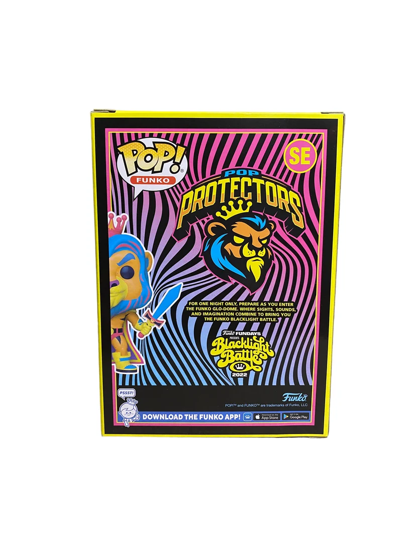 Pop Protectors (Blacklight) Funko Pop! - SDCC 2022 Box Of Fun Exclusive LE6250 Pcs - Condition 9.5/10