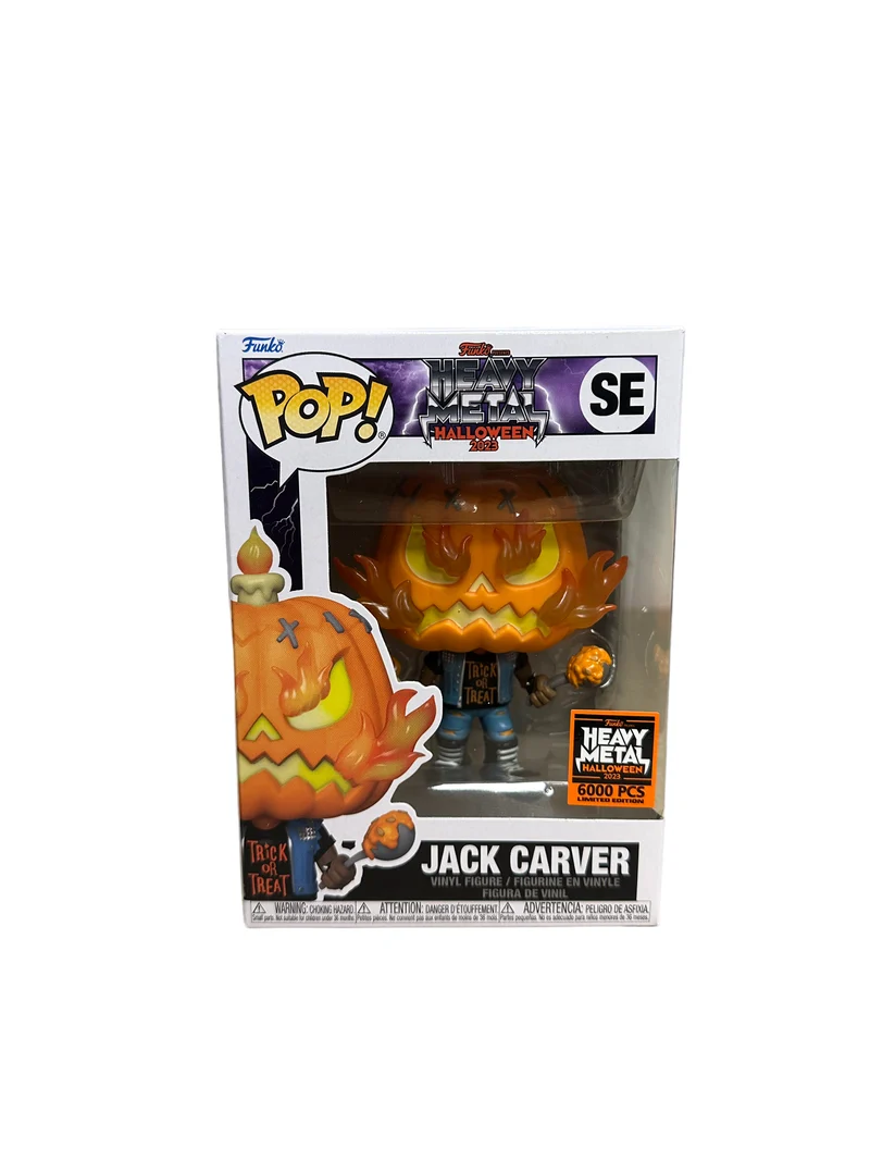 Jack Carver Funko Pop! - Heavy Metal Halloween 2023 Exclusive LE6000 Pcs - Condition 7.5/10