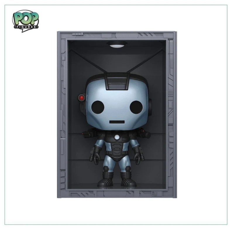 Hall Of Armor: Iron Man Model 11 War Machine (Metallic) #1037 Deluxe Funko Pop! - Marvel - PX Previews Exclusive
