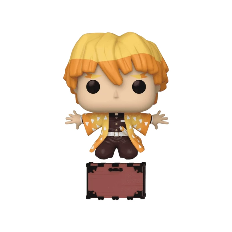 Zenitsu Agatsuma #1488 (Protecting Nezuko's Box) Funko Pop! - Demon Slayer - Entertainment Earth Exclusive