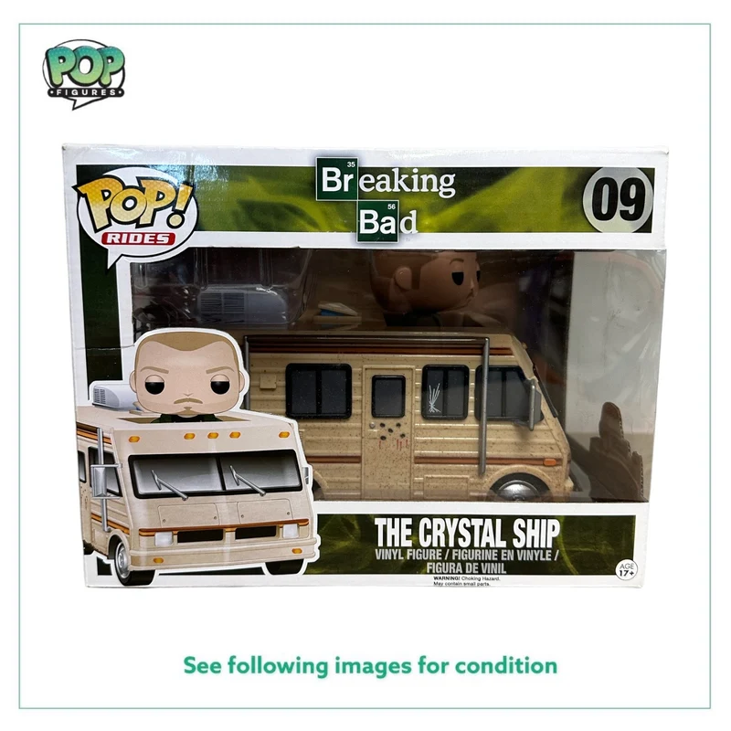 The Crystal Ship #09 Funko Pop Ride! - Breaking Bad - 2015 Pop! - Condition 7/10