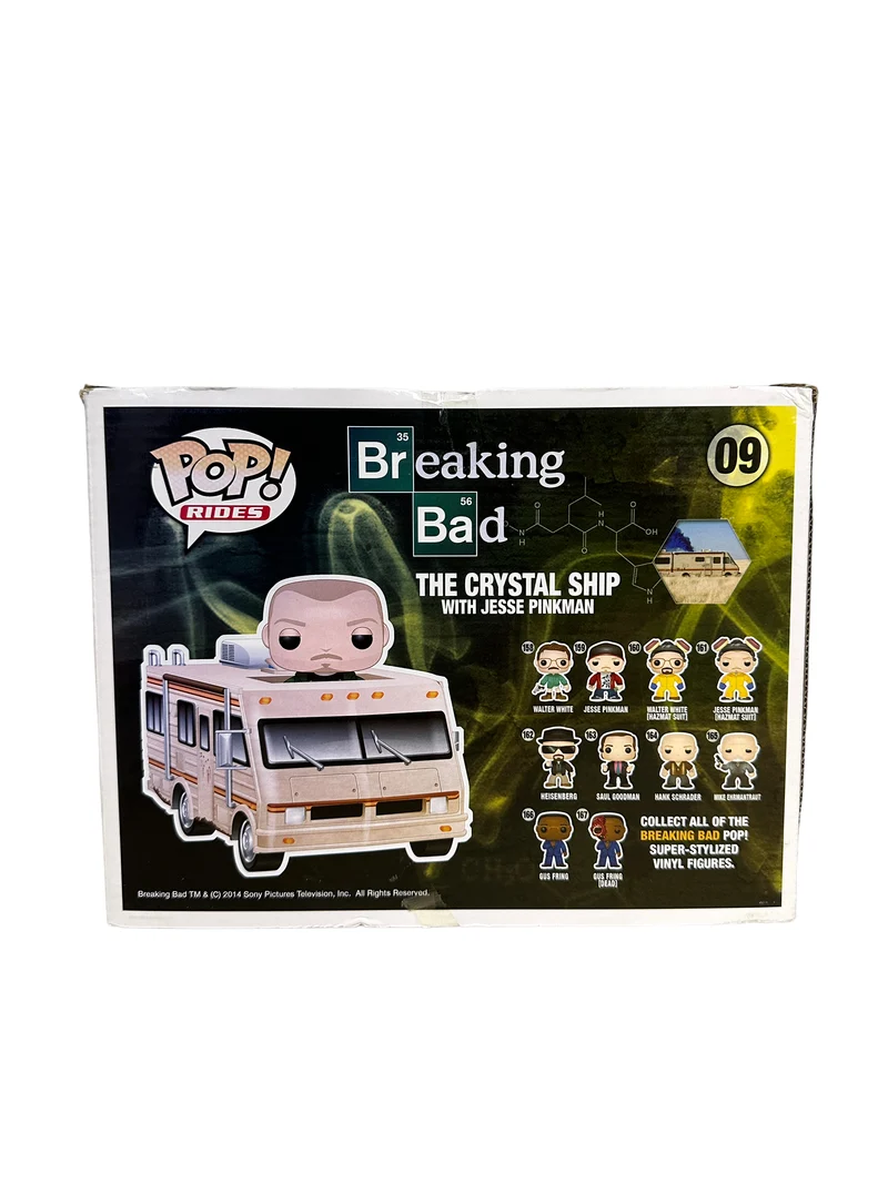 The Crystal Ship #09 Funko Pop Ride! - Breaking Bad - 2015 Pop! - Condition 7/10