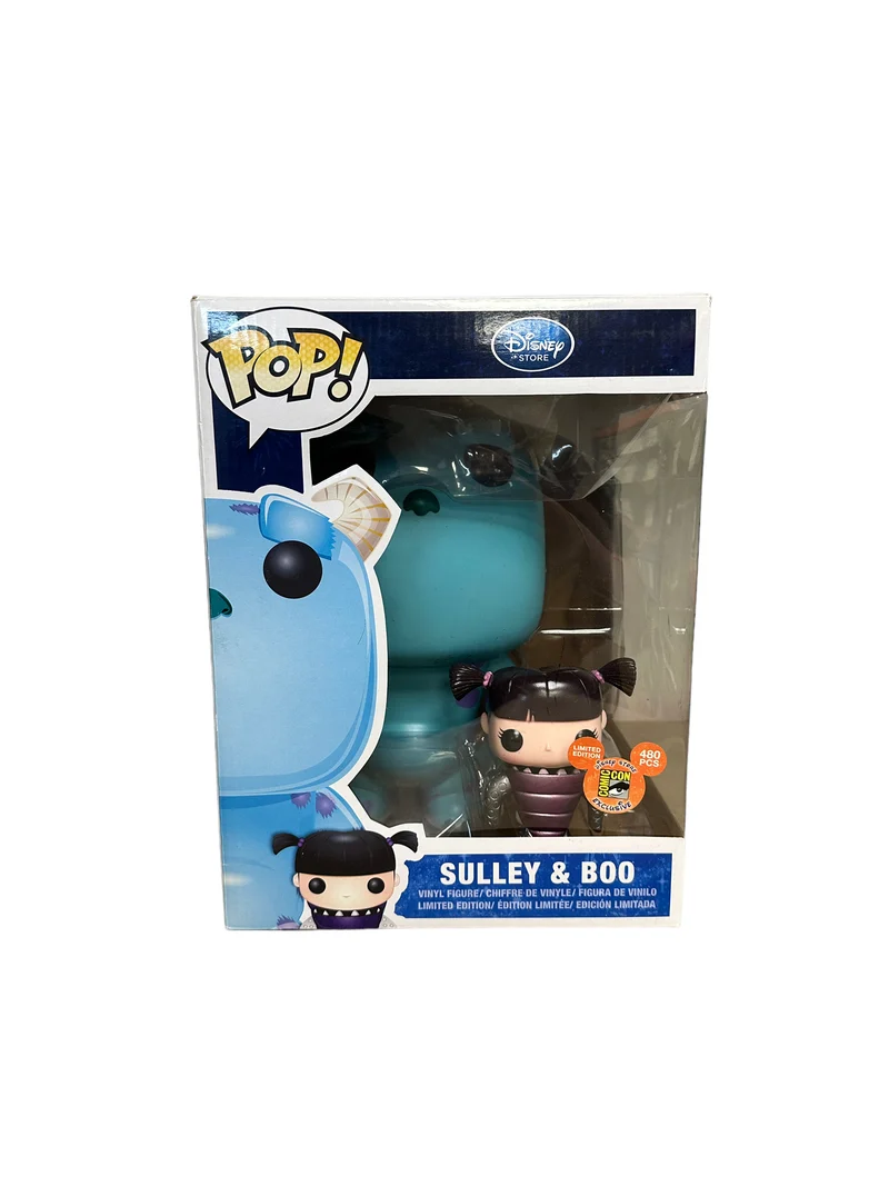 Sulley & Boo (Metallic) 9" Funko Pop! - Disney - SDCC Disney Store 2012 Exclusive LE480 Pcs - Condition 8/10