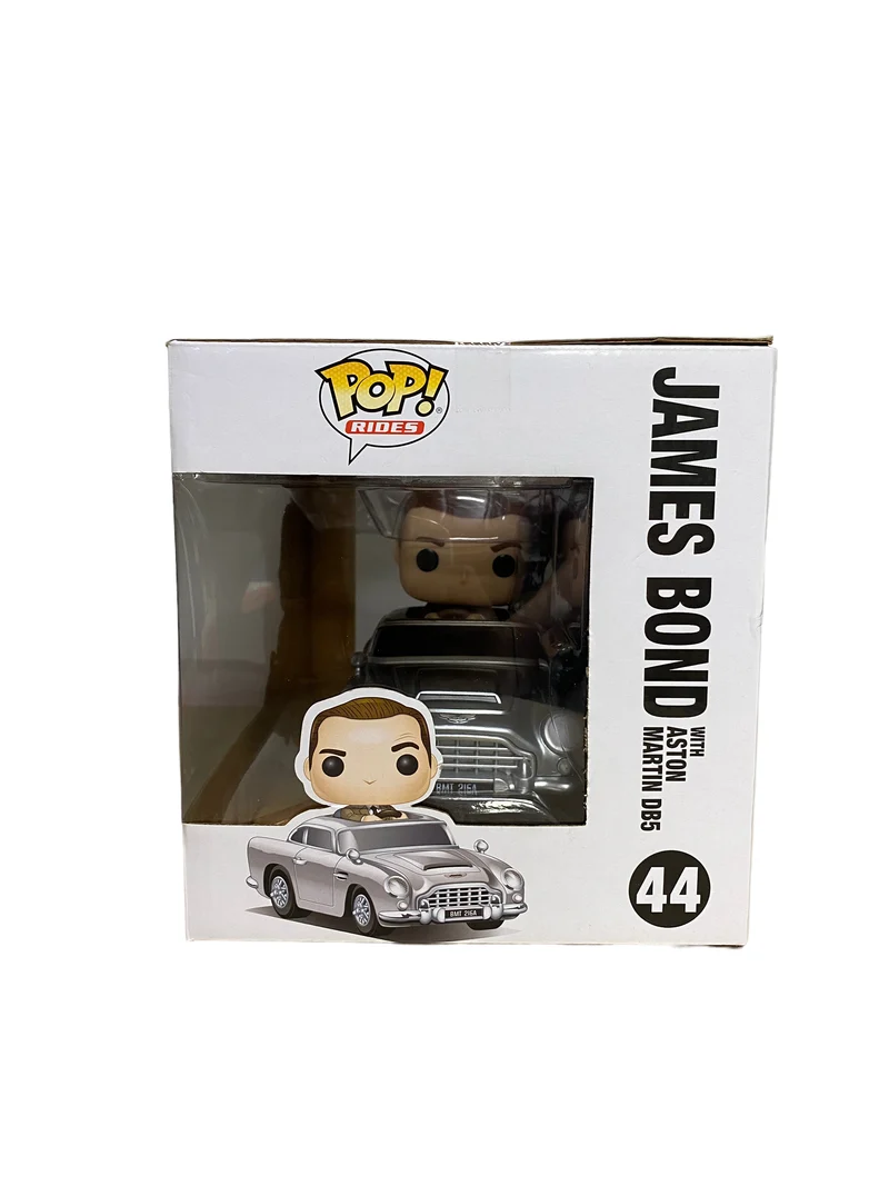 James Bond with Aston Martin DB5 #44 Funko Pop Ride! - 007 - 2017 Pop! - Condition 8.75/10