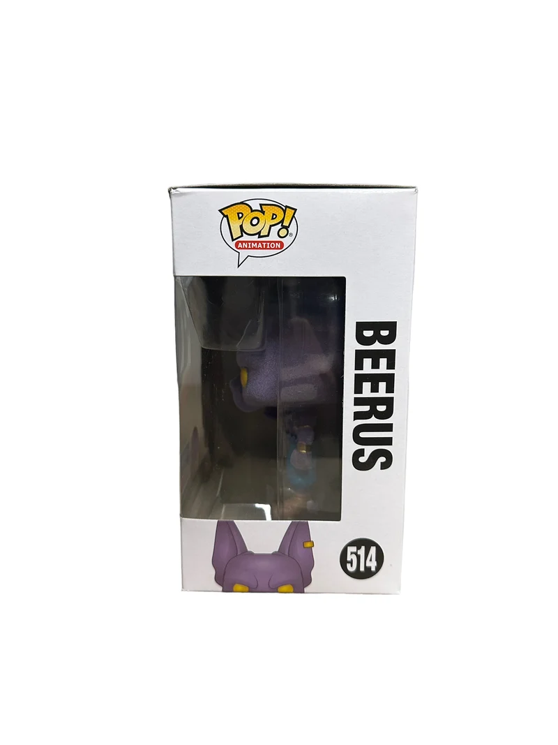 Beerus #514 (Flocked) Funko Pop! - Dragon Ball Super - Funimation Exclusive - Condition 8.5/10