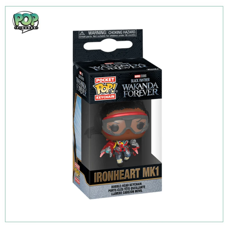 Ironheart Mk1 Pocket Pop Keychain! Marvel - Wakanda Forever