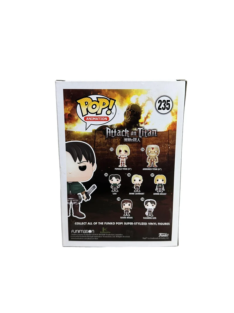 Levi #235 Funko Pop! - Attack on Titan - 2017 Pop! - Condition 9/10