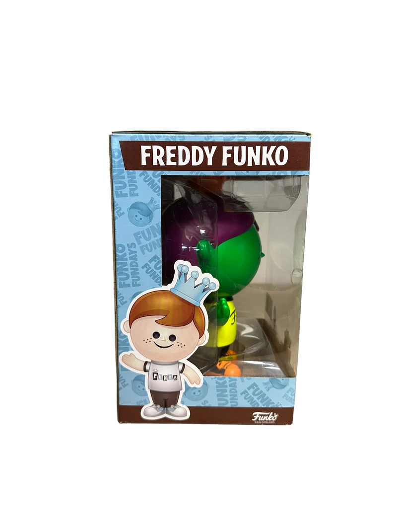 Freddy Funko Black Light (Green & Purple) Retro Vinyl Figure! - SDCC 2017 Exclusive LE100 Pcs - Condition 7/10