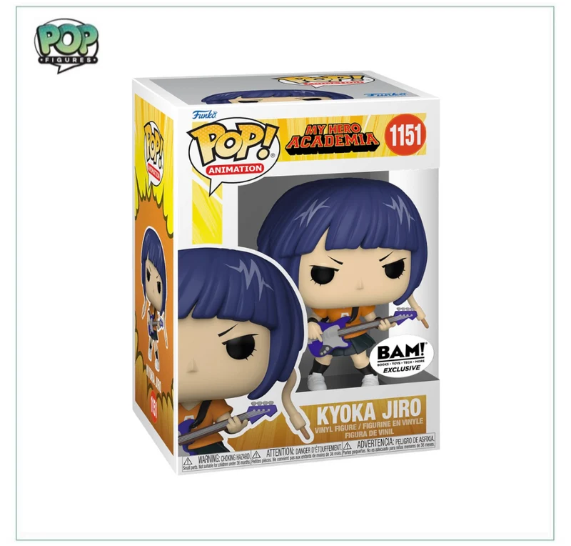 Kyoka Jiro #1151 (w/ Guitar) Funko Pop! - My Hero Academia - Bam Exclusive