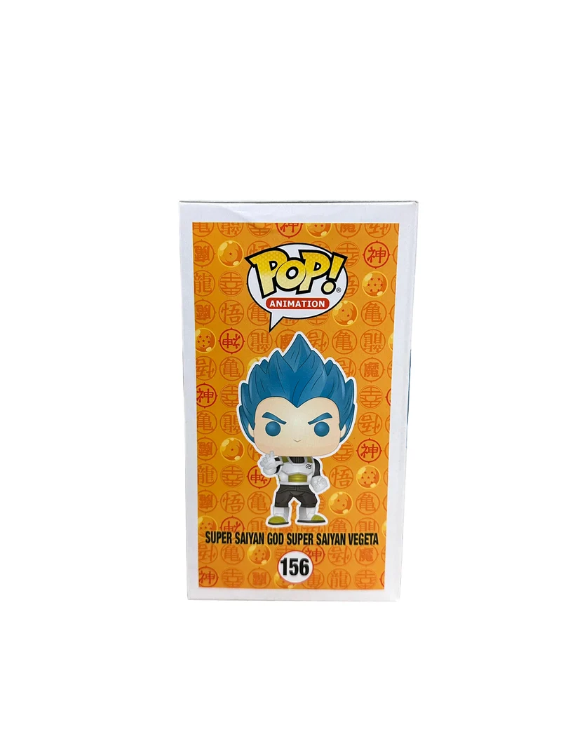 Super Saiyan God Super Saiyan Vegeta #156 (Metallic) Funko Pop! - Dragon Ball Resurrection 'F' - GameStop Exclusive - Condition 7.5/10