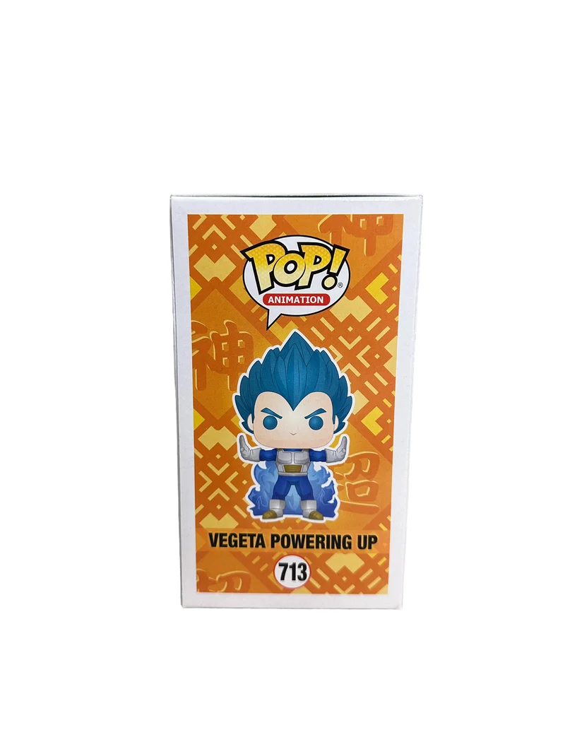Vegeta Powering Up #713 (Metallic Chase) Funko Pop! - Dragon Ball Super - Chalice Collectibles Exclusive - Condition 8.75/10