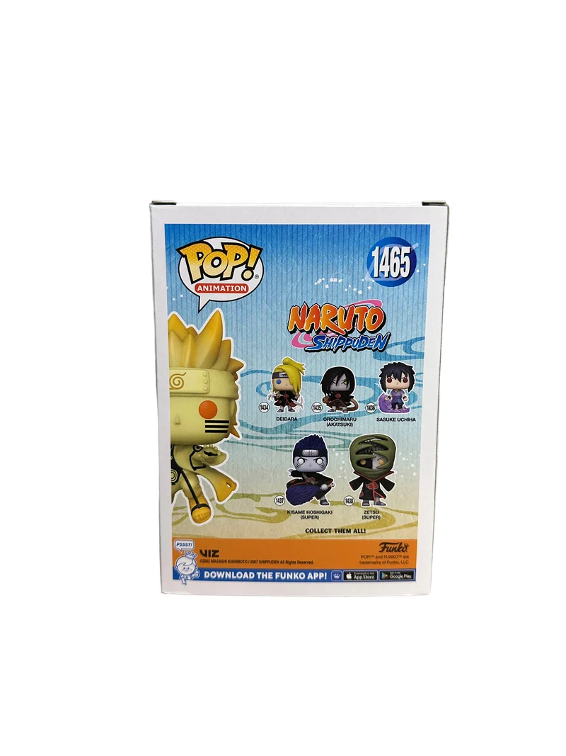 Naruto Uzumaki (Kurama Link Mode) #1465 (Glow Chase) Funko Pop! - Naruto Shippuden - AAA Anime Exclusive - Condition 9/10
