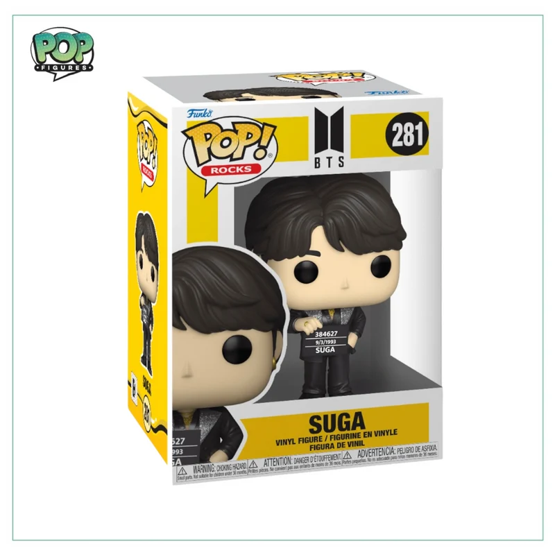 Suga #281 Funko Pop! Funko Pop! Rocks - BTS