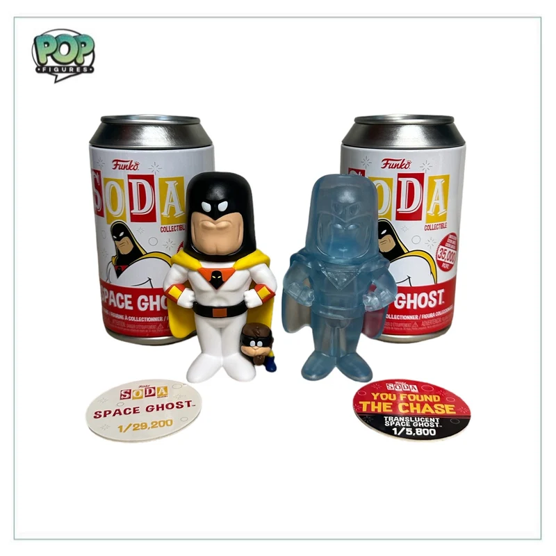 Space Ghost Common & Translucent Chase Funko Soda Vinyl Figure - Space Ghost - Fun on the Run Online Exclusive LE1/29200 & LE1/5800 Pcs