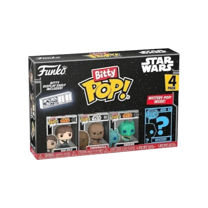 Han Solo 4 Pack Bitty Funko POP! - Star Wars - Chance Of Chase