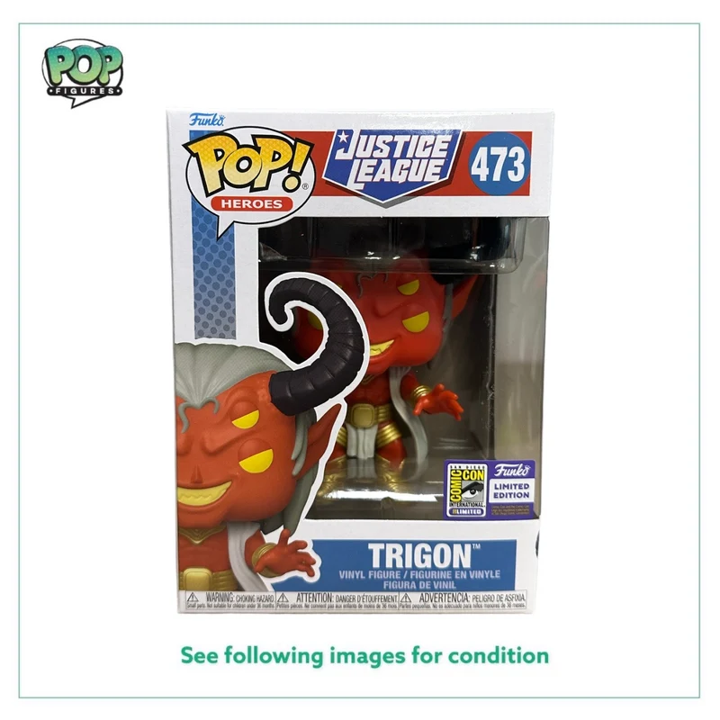 Trigon #473 Funko Pop! - Justice League - SDCC 2023 Official Convention Exclusive - Condition 9/10